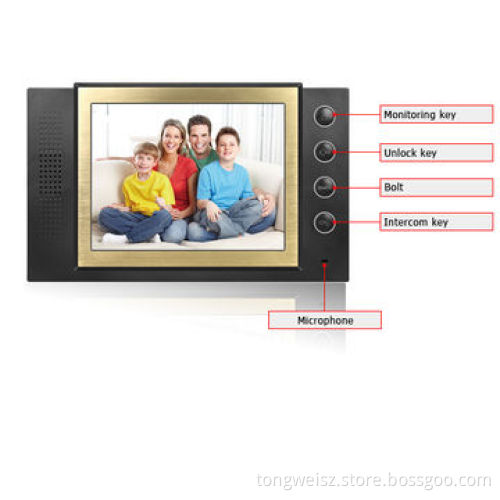 Surveillance systems, 8-inch video door phone for villa, supports 32GB SD cardNew